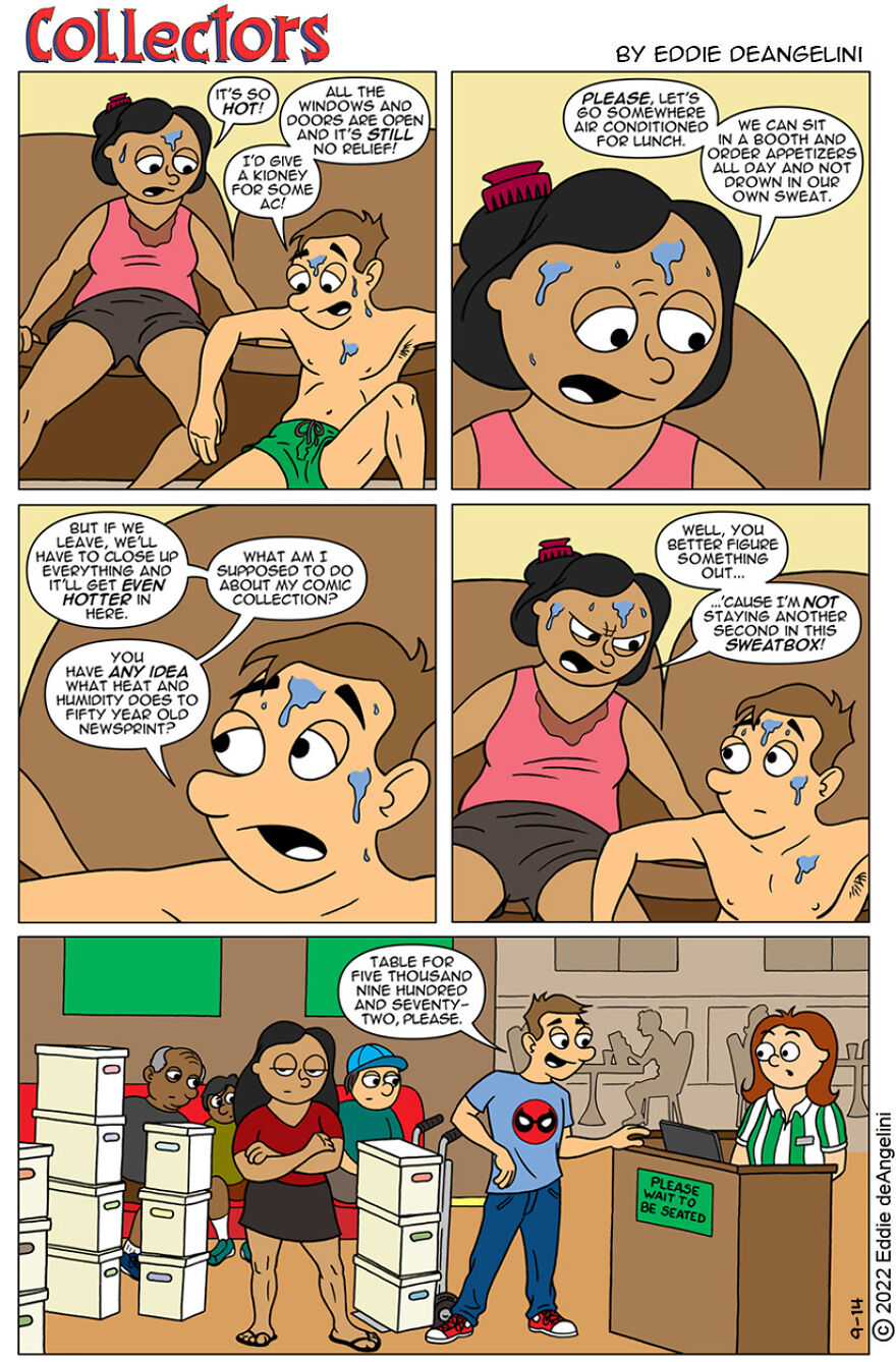 My Comic Strip Collectors Pokes Fun At Comic Book Collectors, Marriage And Nerd Pop Culture