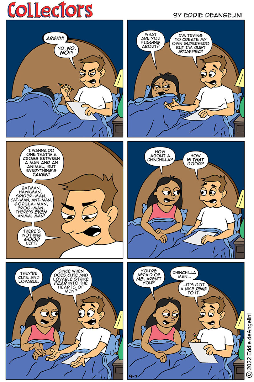 My Comic Strip Collectors Pokes Fun At Comic Book Collectors, Marriage And Nerd Pop Culture
