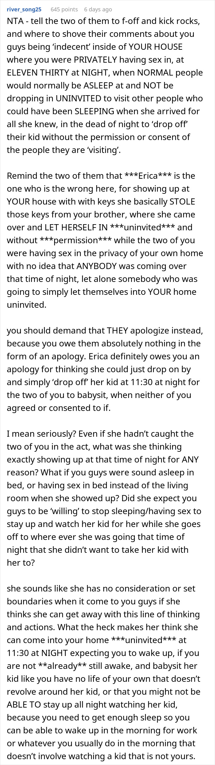 Woman Barges Into A Couple&rsquo;s House Uninvited With A Child, Shames Them For Being Intimate