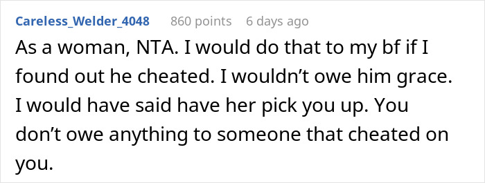 Guy Leaves His GF In A Hotel In Another State After Learning She Cheated, Asks If It Was Wrong Guy Leaves His GF In A Hotel In Another State After Learning She Cheated, Asks If It Was Wrong
