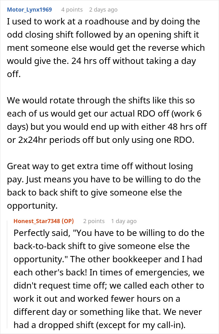"Close At 11 PM, Open At 5 AM": Management Refuses To Let Employee Switch Schedules, Regrets It