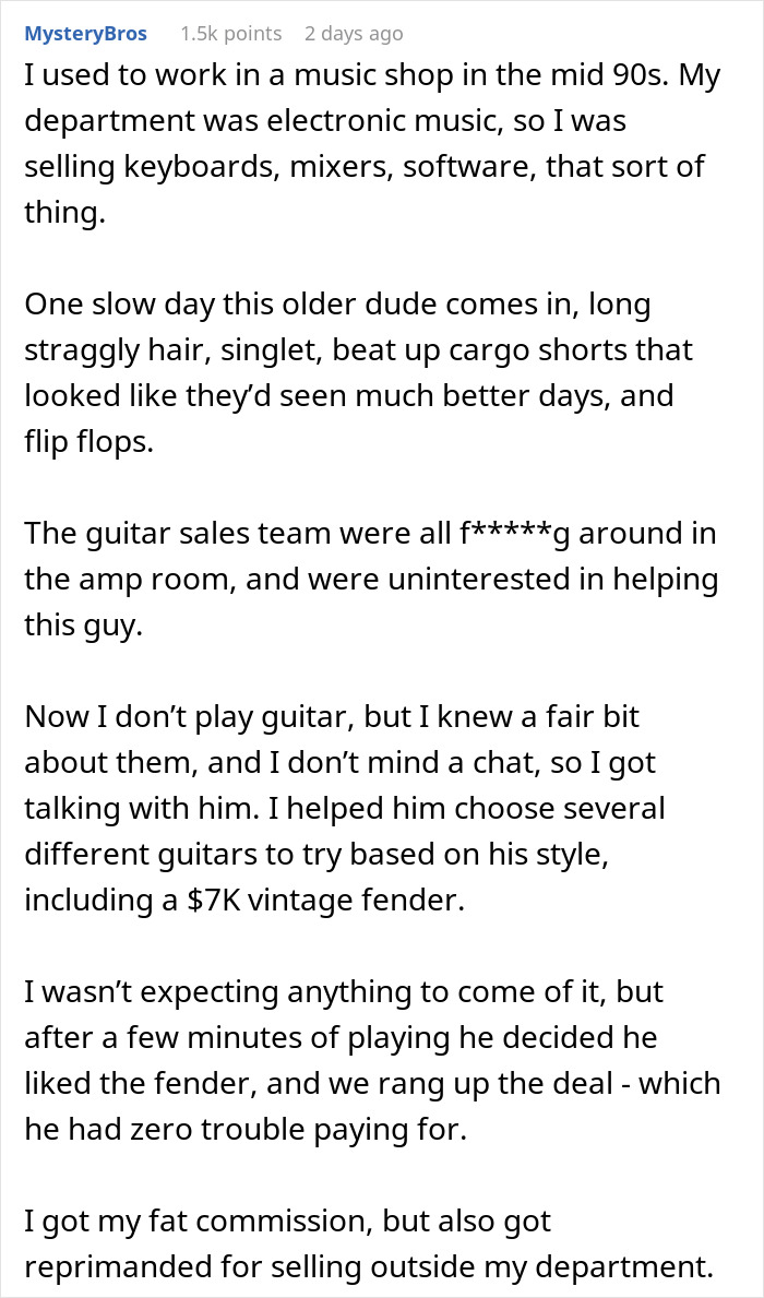 Woman In Casual Clothes Refused Service At Designer Shop, Makes Clerk Regret It Woman In Casual Clothes Refused Service At Designer Shop, Makes Clerk Regret It