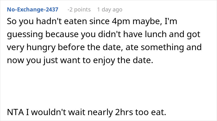 Guy Doesn't Understand Why Date Got Upset He Ate Without Her, The Internet Doesn&rsquo;t Hold Back