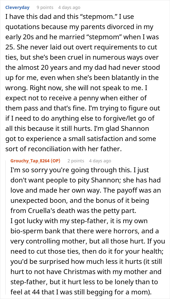 Evil Stepmom Who Made Husband Cut Ties With His Daughter Pays For It After Death