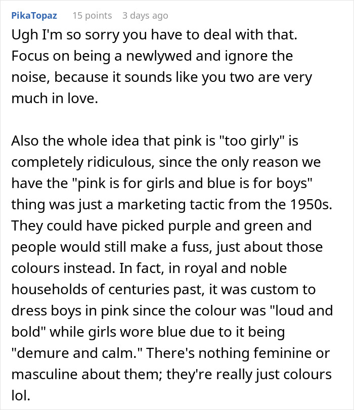 Bride And Groom Wear Lilac And Pink, Groom’s Family Decides That This Is An Issue Bride And Groom Wear Lilac And Pink, Groom’s Family Decides That This Is An Issue