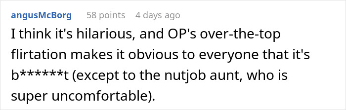 Aunt Convinces Everyone Her Niece Is Crushing On Her, Regrets It When She Retaliates