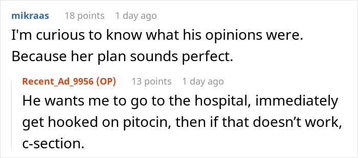 Man Gets Mad When Wife Says Only She&rsquo;s Behind The Choices On Their Baby&rsquo;s Birth, As It&rsquo;s Her Body
