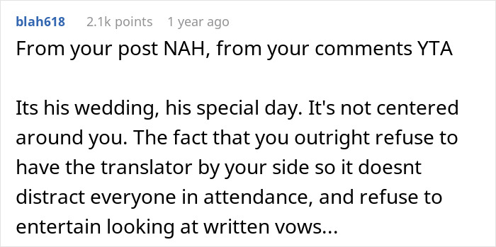 Bride Refuses To Have Sign Language Interpreter At The Altar When Asked By Groom’s Family Bride Refuses To Have Sign Language Interpreter At The Altar When Asked By Groom’s Family