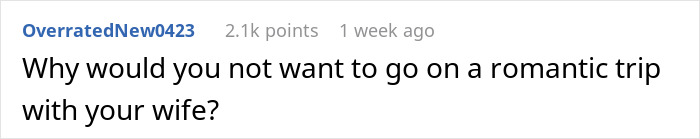 Husband Refuses To Go On A 10-Year-Anniversary Trip With Wife, She Goes With Another Man