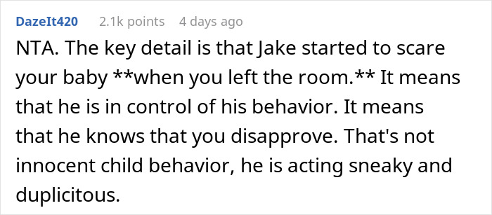 Man Refuses To Stop 12 Y.O. From Scaring Their New Baby, Mom Serves Them An Eviction Notice Man Refuses To Stop 12 Y.O. From Scaring Their New Baby, Mom Serves Them An Eviction Notice
