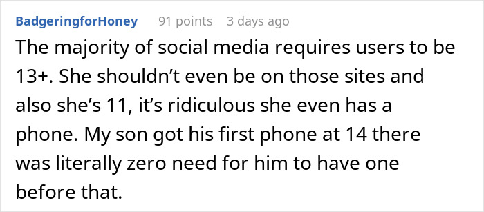 Parents Called Out For Their Parenting After 11 Y.O. Daughter Has A Meltdown Over An iPhone