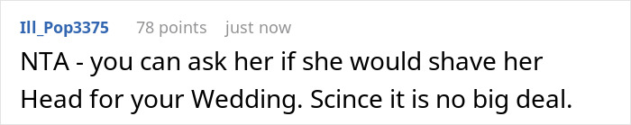 Teen Is Shocked At Sister&rsquo;s Audacity For Asking Her To Wear A Wig At Her Wedding