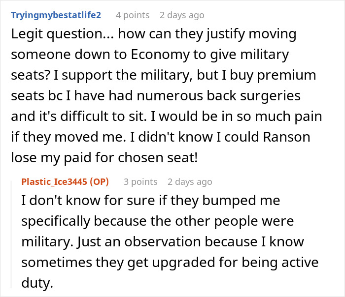 Traveler Books The Comfort Seat She Wants, Gets Surprised By A Last-Minute Bump Down To Economy