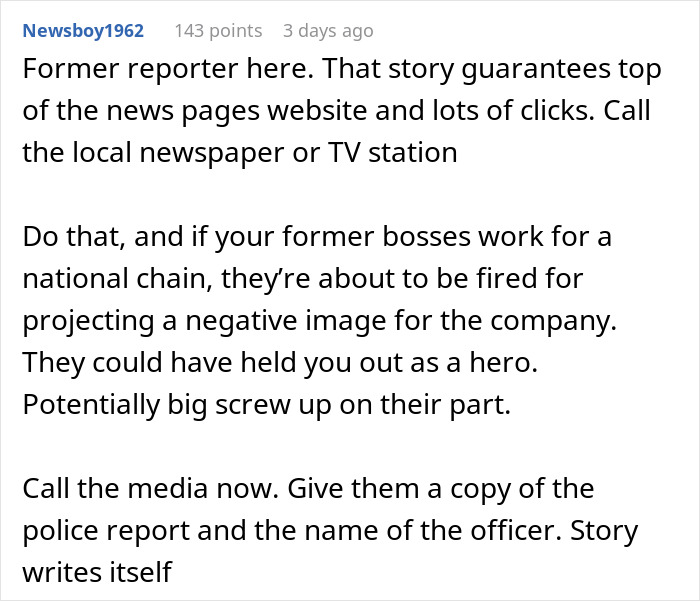 &ldquo;I Was Fired On The Spot&rdquo;: Person&rsquo;s Heroic Move On The Way To Work Cost Them A Job