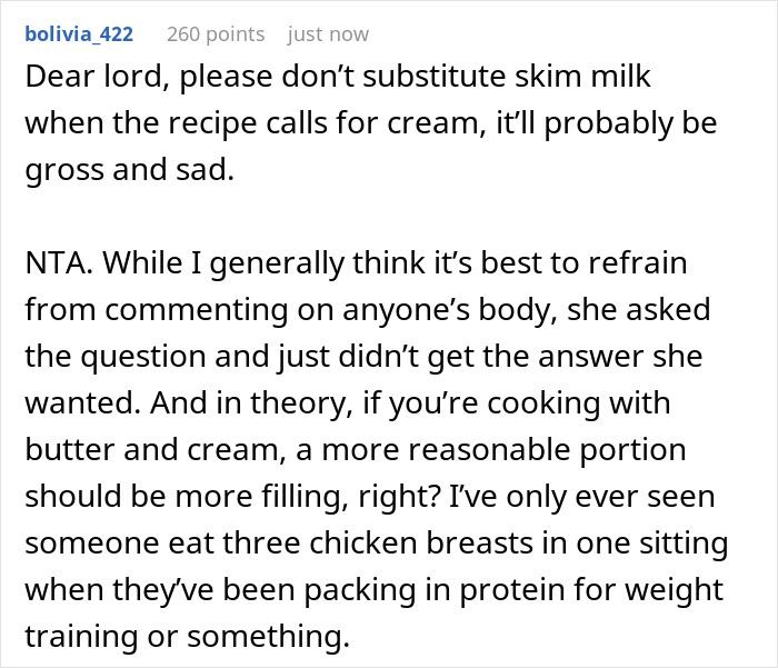 DIL Is Confused Why She&rsquo;s Gaining Weight, Woman Points Out That She Eats A Lot 