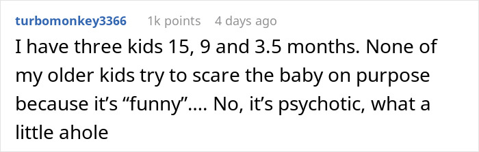 Man Refuses To Stop 12 Y.O. From Scaring Their New Baby, Mom Serves Them An Eviction Notice Man Refuses To Stop 12 Y.O. From Scaring Their New Baby, Mom Serves Them An Eviction Notice