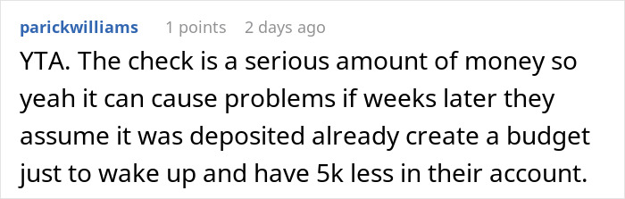 &ldquo;His Anger Was Out Of Line&rdquo;: Dad Wants Daughter To Deposit Christmas Check, Loses It As She Doesn&rsquo;t
