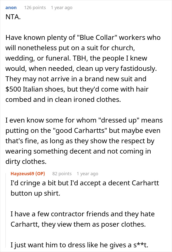 Uncle Refuses To Dress Up Because Of His Profession, Woman Denies Him An Invitation To Her Wedding