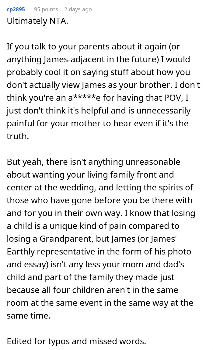 “AITA For Telling My Mom We Don’t View Her Eldest As Our Brother And To Stop Forcing Him On Us?” “AITA For Telling My Mom We Don’t View Her Eldest As Our Brother And To Stop Forcing Him On Us?”