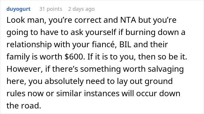 Man Refuses To Back Down After Fianc&eacute;e&rsquo;s Family Turn On Him Over $700 Coat