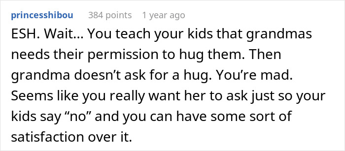 Mother-In-Law Calls Woman&rsquo;s Consent Rules For Her Kids &ldquo;Dumb&rdquo;, Gets Called Out