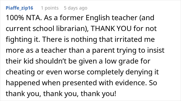 Dad Thinks Son Deserved The Punishment After He Was Caught Cheating, Mom Is Mad