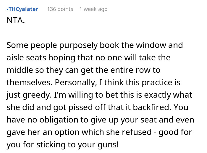 Plane Passenger Finds Her Seat Occupied By Mom With A Kid After Coming Back From The Bathroom