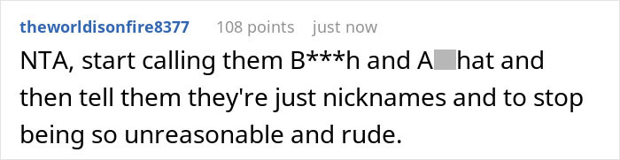Woman Is Fed Up With Her Husband&rsquo;s Parents Calling Her A Made-Up Name, Starts To Ignore Them