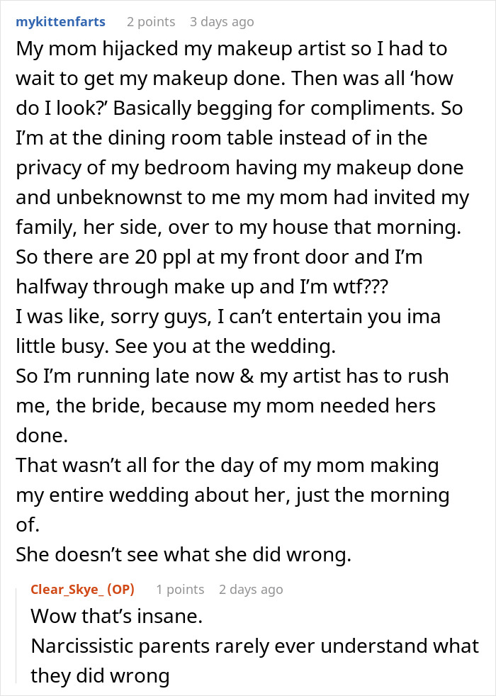 "She Left In Tears": Entitled Mom Is Upset Daughter's Wedding Is Not About Her "She Left In Tears": Entitled Mom Is Upset Daughter's Wedding Is Not About Her