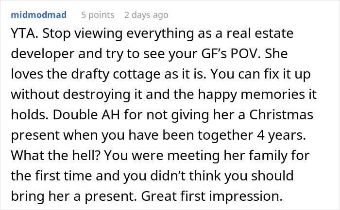 Woman Refuses To Sleep In Same Bed As BF After He Reveals Her Xmas Gift