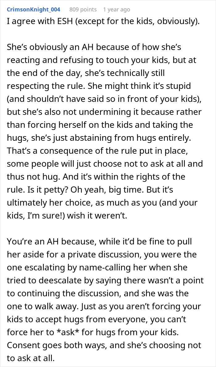 Mother-In-Law Calls Woman&rsquo;s Consent Rules For Her Kids &ldquo;Dumb&rdquo;, Gets Called Out