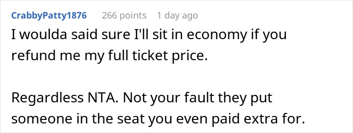 Woman Asks For Seat She Paid $600 Extra For, Disappoints Staff And Other Passengers Woman Asks For Seat She Paid $600 Extra For, Disappoints Staff And Other Passengers