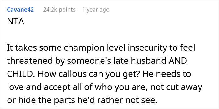 Text exchange about family drama over a tattoo honoring late spouse and son.