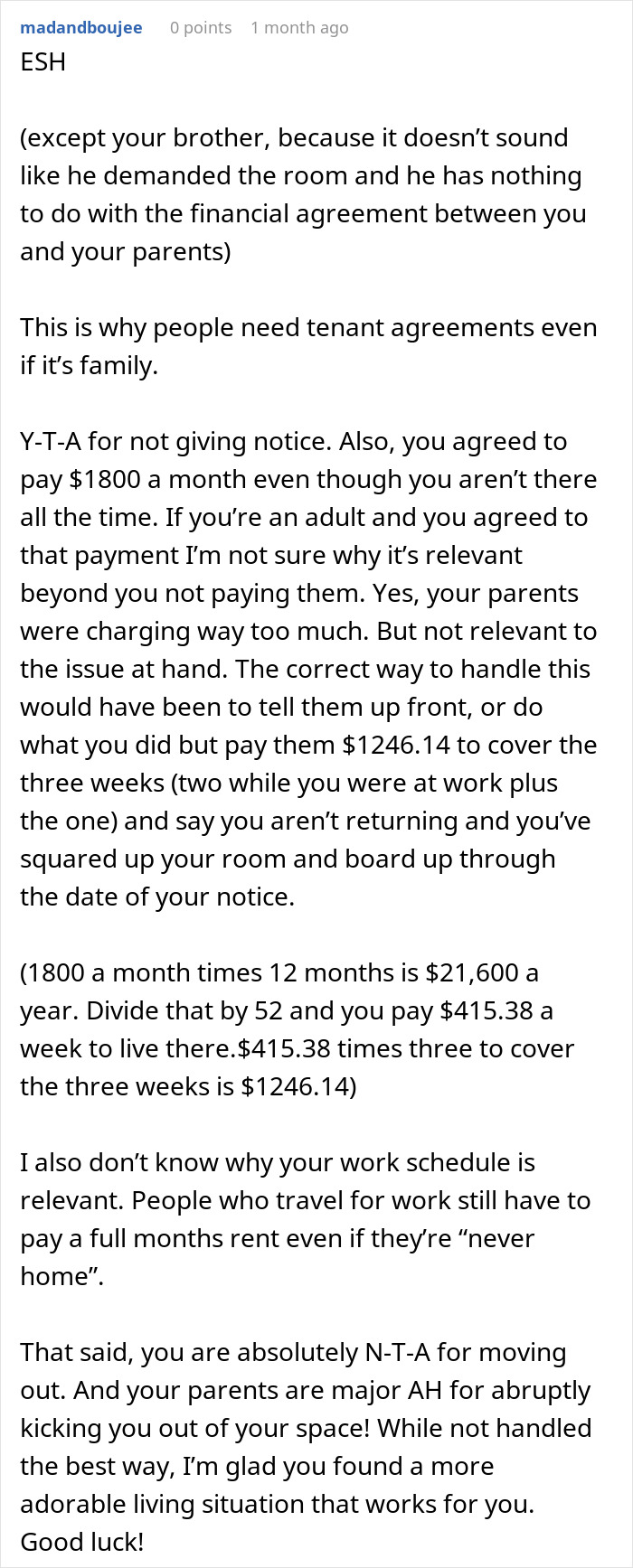 Woman Moves Out Of Parents' Home After They Asked Her To Give Her Space To Brother, They Freak Out Woman Moves Out Of Parents' Home After They Asked Her To Give Her Space To Brother, They Freak Out