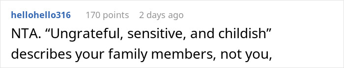 Woman Doesn't Get A Single Real Present From Family, Goes No-Contact, Asks If She Overreacted