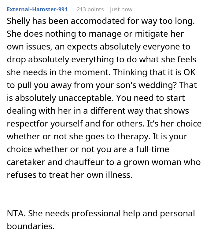 Mom Refuses To Drive Her Anxious Daughter Home During Son&rsquo;s Wedding, Family Drama Ensues