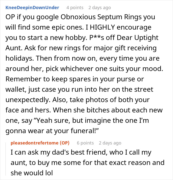 Entitled Aunt Disgusted By Teen&rsquo;s Nose Piercing Demands They Take It Out, They Clap Back Instead