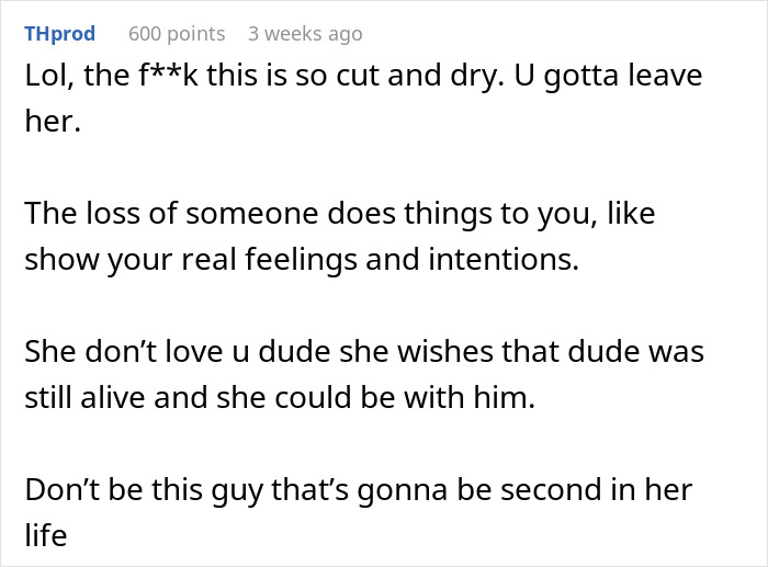 &ldquo;[Am I The Jerk] For Wanting To Break Up With My GF After Her Ex&rsquo;s Funeral&rdquo;