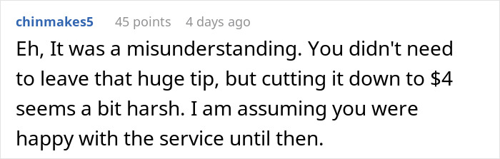 “Am I The Jerk For Changing Our Server’s Tip From $154 To $4?” “Am I The Jerk For Changing Our Server’s Tip From $154 To $4?”
