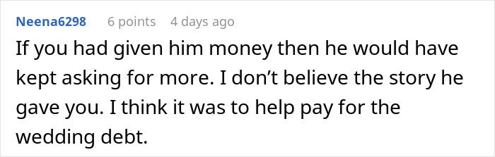 Guy Refuses To Sell His Car To Help Out 'Broke' Friends Who Just Had A Luxurious Wedding Guy Refuses To Sell His Car To Help Out 'Broke' Friends Who Just Had A Luxurious Wedding