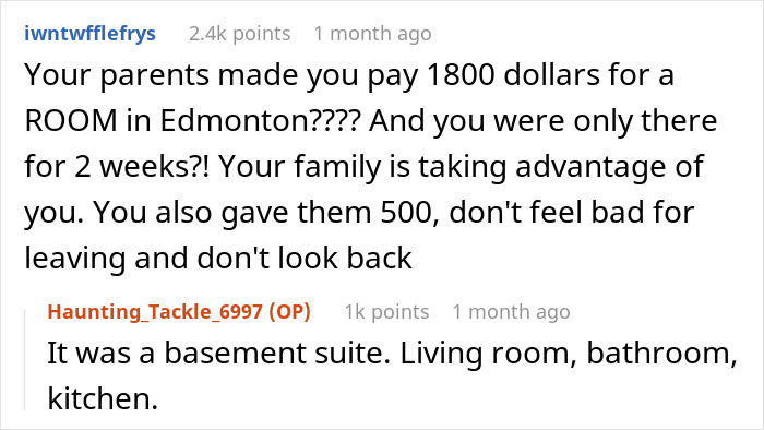 Woman Moves Out Of Parents' Home After They Asked Her To Give Her Space To Brother, They Freak Out Woman Moves Out Of Parents' Home After They Asked Her To Give Her Space To Brother, They Freak Out