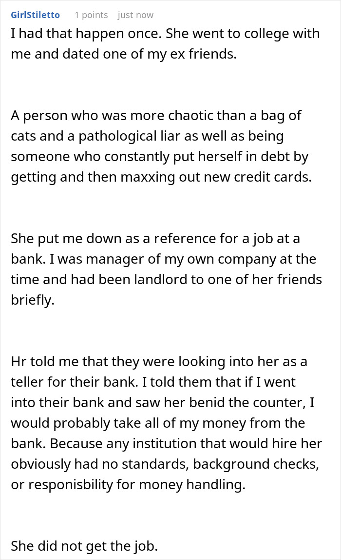 Person Gets Called As A Reference For Ex-Coworker, Spills The Beans On His Actual Qualifications Person Gets Called As A Reference For Ex-Coworker, Spills The Beans On His Actual Qualifications