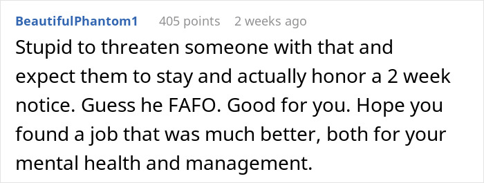 Boss Threatens To Make Worker&rsquo;s Last Two Weeks Hell, Ends Up Miserable Himself