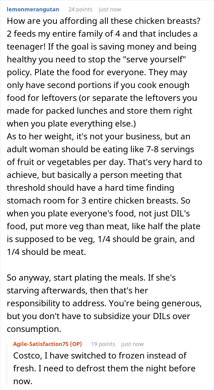 DIL Is Confused Why She&rsquo;s Gaining Weight, Woman Points Out That She Eats A Lot 