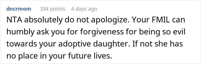 Bride Doesn't Want MIL At Her Wedding For Rejecting Her Adopted Daughter As Family Bride Doesn't Want MIL At Her Wedding For Rejecting Her Adopted Daughter As Family