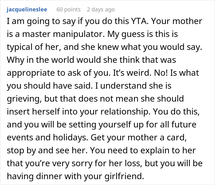 Guy Asks If He&rsquo;d Be A Jerk To Spend Valentine&rsquo;s With Mom Instead Of GF, Gets A Reality Check