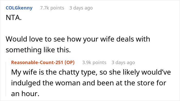 Shopper Shuts Up Trauma-Dumping Woman For Talking At Him While Checking Out Shopper Shuts Up Trauma-Dumping Woman For Talking At Him While Checking Out