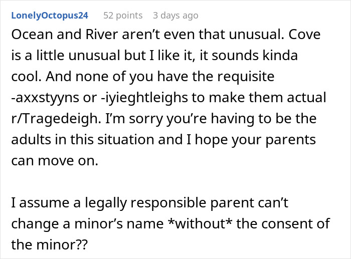 &ldquo;Having Weird Names Does Not Age Well&rdquo;: Parents Want To Rename Kids 16 Years Later