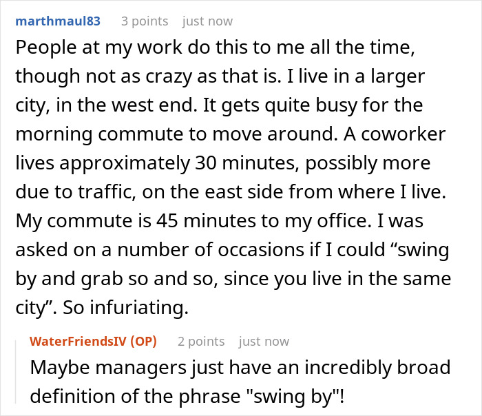 Employee Expected To Give Colleague Regular 40-Mile Rides To Work For Free, Flatly Refuses