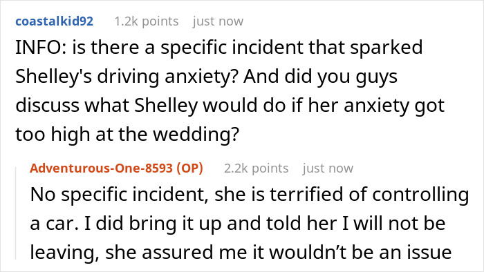Mom Refuses To Drive Her Anxious Daughter Home During Son&rsquo;s Wedding, Family Drama Ensues
